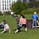 Action Fun Days, to jsou pravidelná středeční odpoledne v parku Na Pankráci. Foto je z 3. května 2023.
