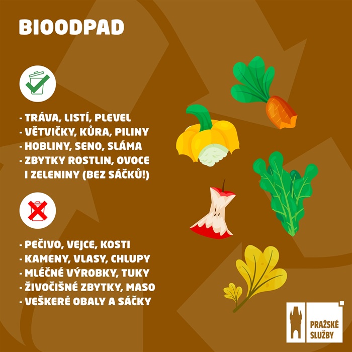 Rostlinný bioodpad třídí Pražané už do čtyřiceti tisíc nádob