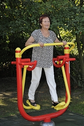 V novém relaxačním areálu na Pankráci najdou zájemci jedenáct cvičebních strojů.