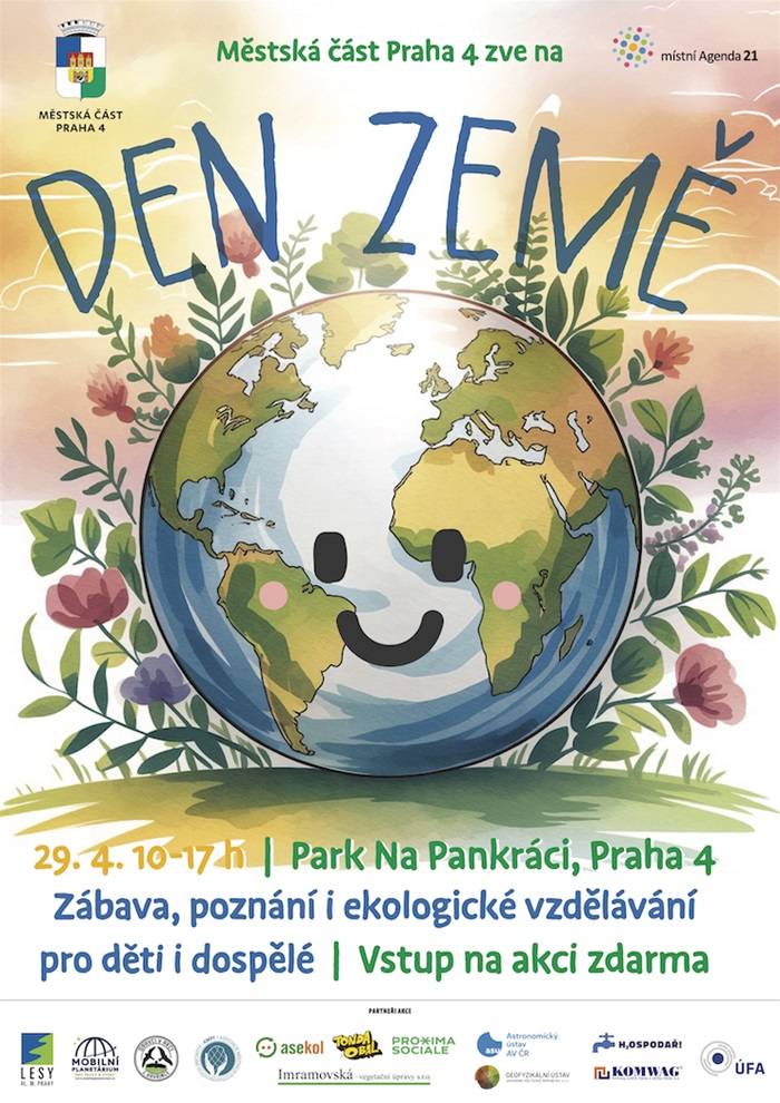 Pozvánka: Přijďte s námi na Pankrác oslavit Den Země