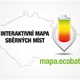 interaktivní mapa sběrných míst ECOBAT