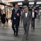 Primátor hlavního města Prahy Bohuslav Svoboda (ODS) při návštěvě městské části Praha 4.