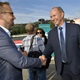 Slavnostního poklepání na základní kámen Dvoreckého mostu se zúčastnili v úterý 13. září 2022 dopoledne v prostorách Žlutých lázní i zástupci radnic obou nově spojovaných břehů Vltavy - za MČ Praha 4 první místostarosta Zdeněk Kovářík (ODS) a za Prahu 5 starostka Renáta Zajíčková (ODS).