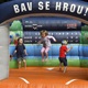 Akce pro děti z mateřských škol, která se, z důvodu přetrvávající koronavirové situace, přesunula z baseballového hřiště sportovního areálu Eagles Praha na zahrady školek, proběhla tentokrát 16. 7. 2021 v Mateřské škole Matěchova. 