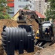 Retenční nádrž a vsakovací galerie v ZŠ Školní - 2022