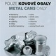 Kontejner na kovové obaly