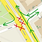 Pokládka tramvajových kolejí omezí průjezd křižovatkou