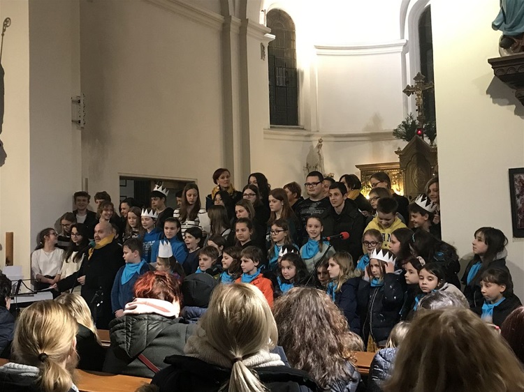 Tříkrálový koncert, který se 10. 1. 2023 konal v kostelíku svatého Prokopa.