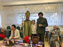 Mikulášská nadílka v domě seniorů