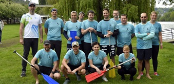 Rotary DB Charity Challenge - charitativní závod amatérských týmů na 200 metrů - také o tom byla sobota 13. května 2023 na Vltavě u Žlutých lázní v Podolí. 