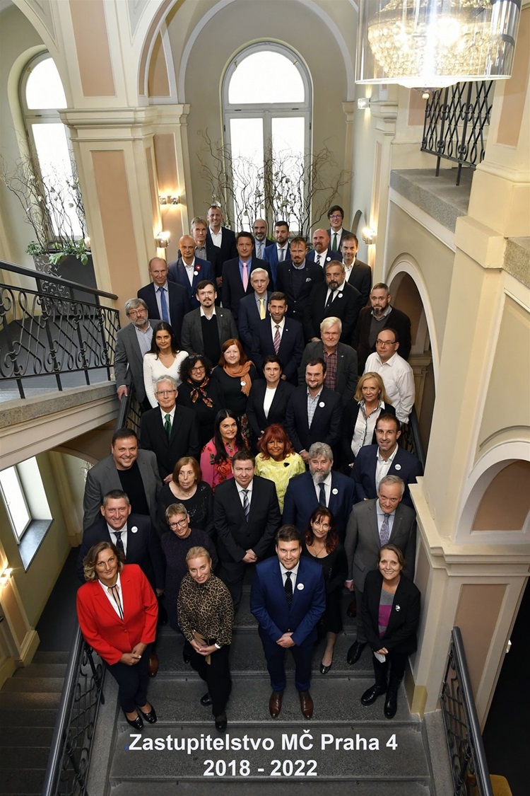 Zastupitelé MČ Praha 4 - 2018-2022 k 21. 9. 2022