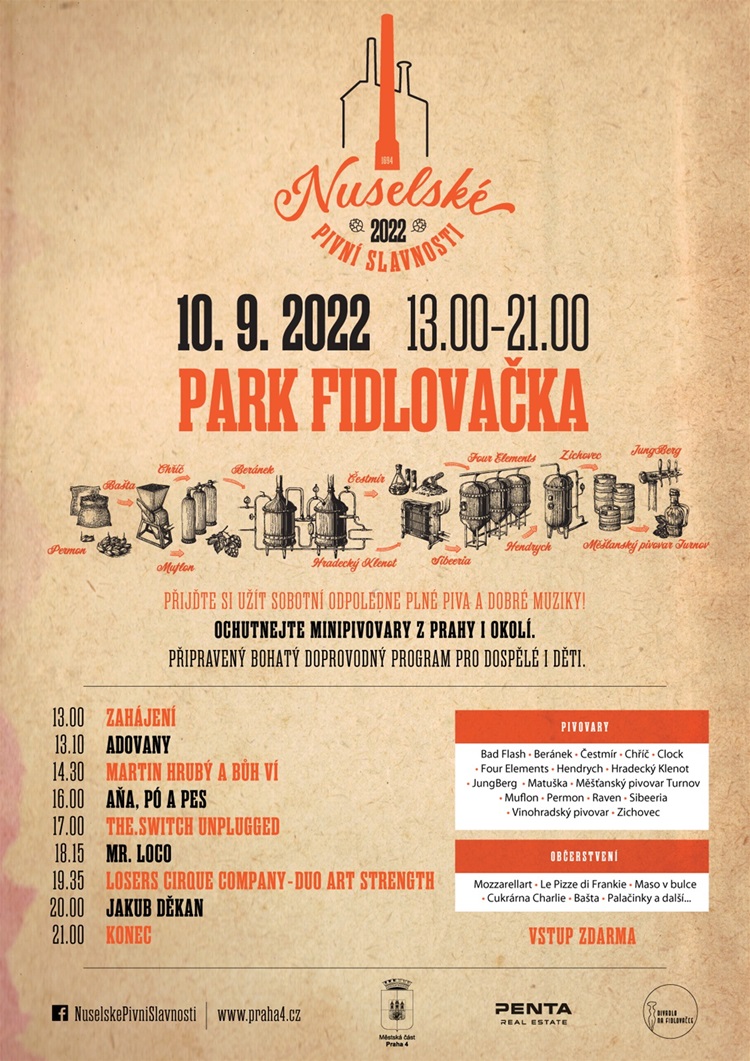 Nuselské pivní slavnosti - 2022 09 10 - V1 - s programem Nuselské pivní slavnosti - 2022 09 10 - V1 - s programem