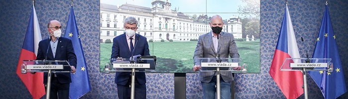 Vláda ČR v úterý 6. 4. 2021 rozhodla o prvním rozvolnění protikoronavirových opatření. Většina z nich je naplánováno od pondělí 12. dubna 2021. Většina i nadále trvajících omezení bude nově vycházet z protiepidemických opatření vyhlašovaných Ministerstvem zdravotnictví ČR na základě pandemického zákona. 