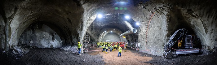 Prorážka na metru D dne 1. 12. 2023 - zdroj DPP