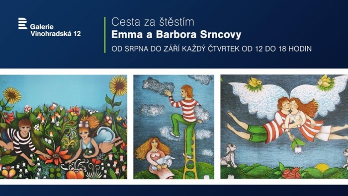 SRDEČNĚ ZVEME NA VÝSTAVU - EMMA A BARBORA SRNCOVY