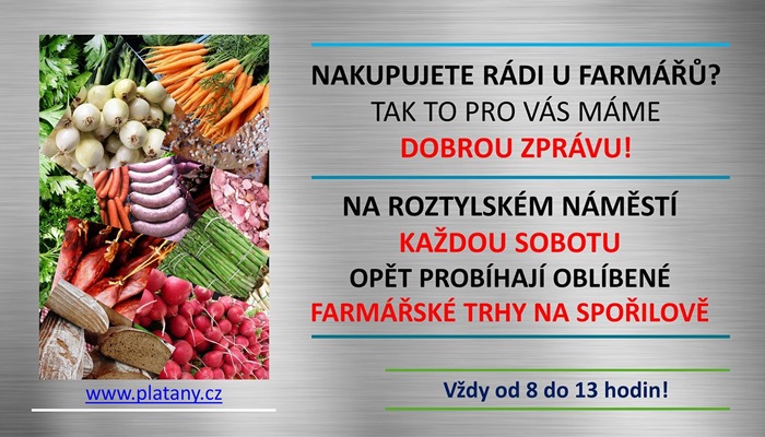 Farmářské trhy na Spořilově opět ožily s dlouholetým provozovatelem.