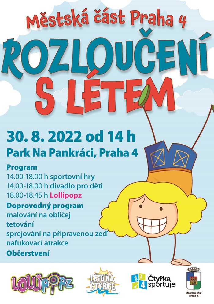 Také letos připravila Praha 4 pro děti tradiční akci – Rozloučení s létem
