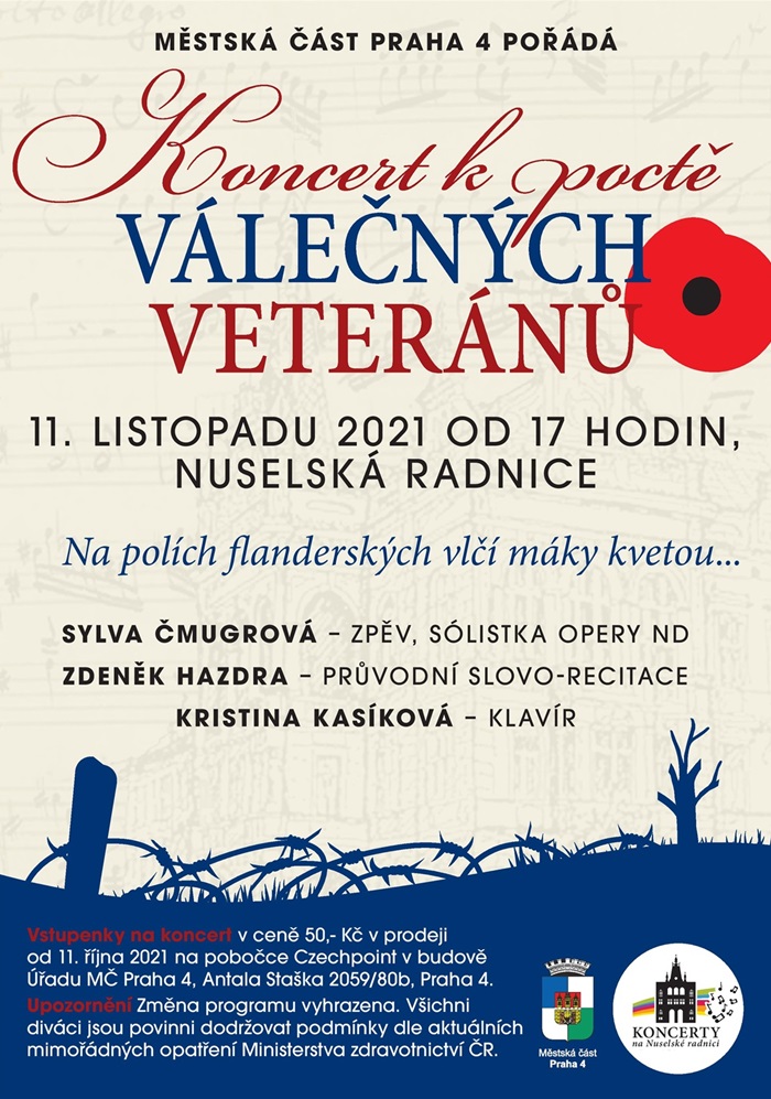 Koncert ke Dni válečných veteránů - 2021